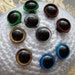 Safety eyes 10 mm multi color, veiligheidsoogjes 10 mm kleurmix, safety eyes color mix, dolls eyes 10 mm, amigurumi eyes 10mm, animal eyes