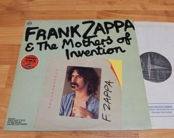 Frank Zappa & The Mothers Of Invention Transparency Vinyl Record LP Album Mono Import Verve