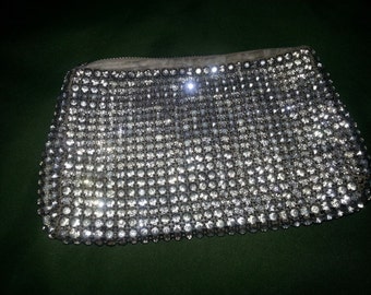 Antique Vintage Rhinestone Evening Purse