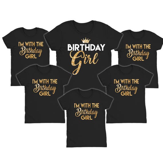 mum of the birthday girl shirt