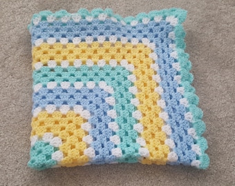 Baby blanket, hand crocheted blanket