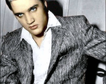 Elvis Presley , Colorized photo of Elvis from the 1950's