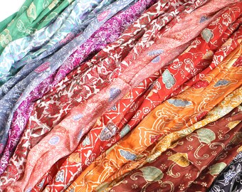 Silk, Batik, Hand Stamped, Bali, Indonesia, 20 inches x 60 inches
