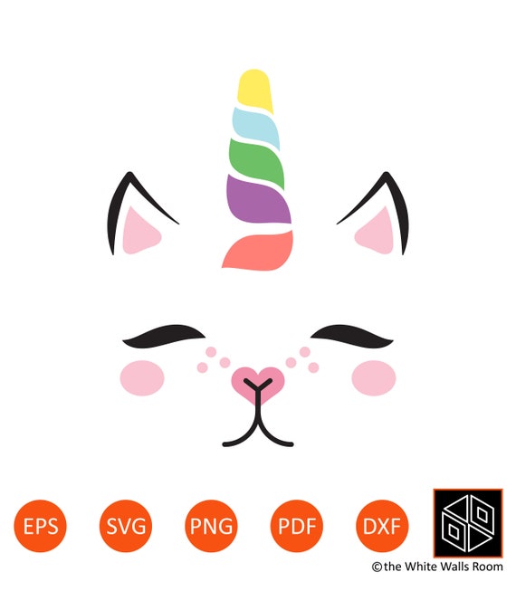 Download Unicorn SVG | Unicorn Face SVG | Baby Cat Unicorn | Baby ...