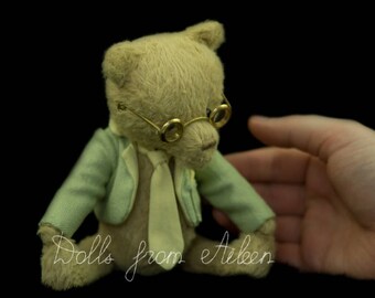 OOAK Artist Teddy Bear "Bertie" by Dolls from Aileen