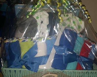 Baby Boy Baby Shower Basket