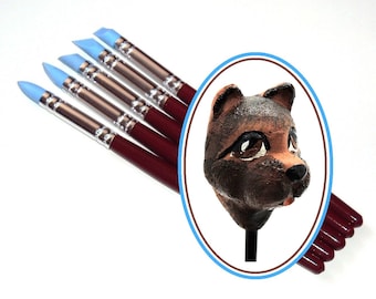 Polymer Clay Tools, Wipe Out Tools, Modeling Tools, Color Shapers, Air Dry Clay, Painting Brush, OOAK Doll, Clay Sculpting Tools, Cake Decor