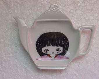 Repose – thé" petite fille japonaise"