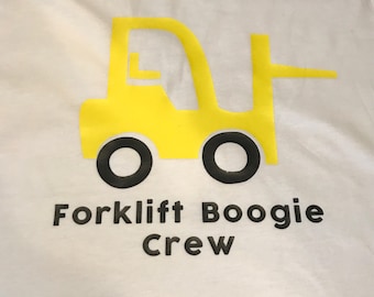 Forklift Boogie Crew! Toddler T-Shirt or Infant Onesie