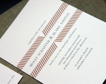 GATHERING Wedding Invitation (sample set)