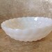milk glass bubble bowl