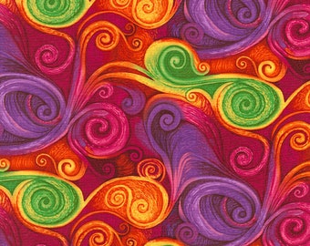 Fantasy Swirl Chong-a Hwang Timeless Treasures Fabric