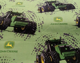 John Deere Big Time Tractor Fabric by the yard