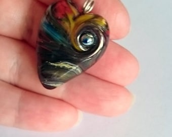 LandScenes! Beautiful glass necklace made Jenefer Ham