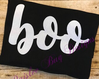 Boo Shirt, Halloween Shirt, Women's Halloween Shirt, Girl's Halloween Shirt