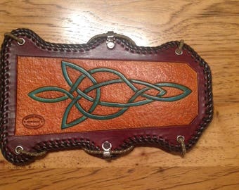 Leather Tooled Archery Arm Guard