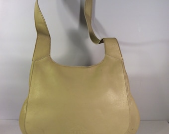 Vintage Bally Cream leather bag
