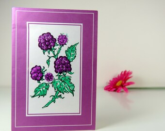Vintage blank greeting card