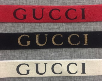 Waistband 44"x 1-3/4" Terry chenille,Gucci high pile luxurious waistband, stretchy headband, red webbing, chenille elastic band