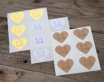 save the date stickers brown kraft envelope seals for
