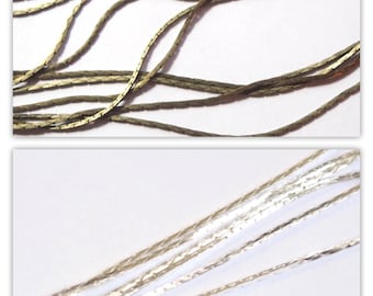 Silver or bronze metal snake chain - 50cm