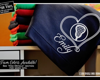 Girls Lacrosse Sherpa Fleece Blanket - Personalized ...