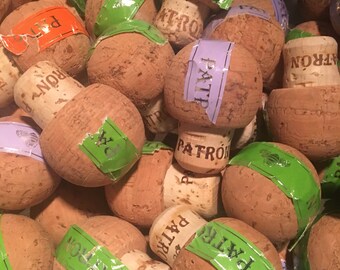 Patron Tequila Wine Corks in Bulk for Crafts, Weddings, Events, Recycled