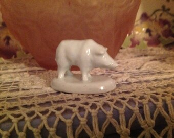White porcelain, vintage late 20 century object