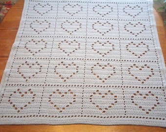 Heart Baby Blanket / Lapghan - *** Pattern Only ***