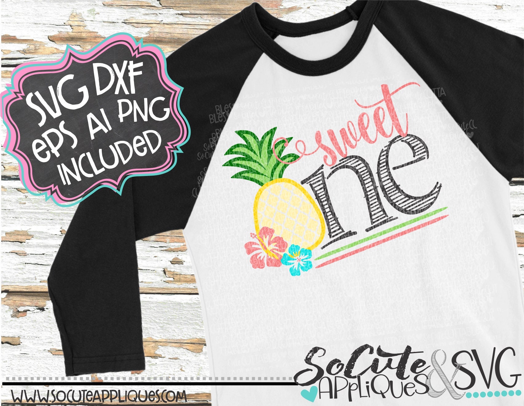 Download sweet ONE Pineapple SVG design luau birthday party SVG