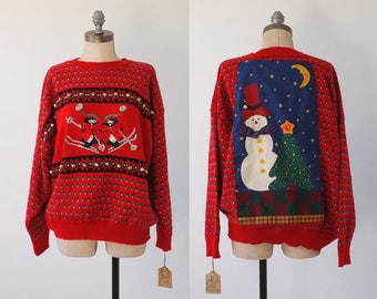 WINTER SALE 30% OFF! vintage ugly christmas sweater | vintage christmas sweater | xmas sweater | ugly christmas sweater party