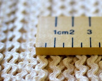 Rick Rack Trim in 5mm Width Made From 100% Organic Cotton