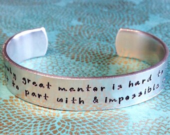Mentor Gift | Sponsor Gift | Teacher Gift | Godmother | A truly great mentor is hard to find, difficult to part with & impossible to forget.