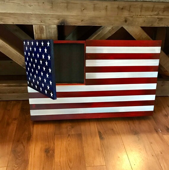 Rustic American Flag Concealed Weapon Flag American