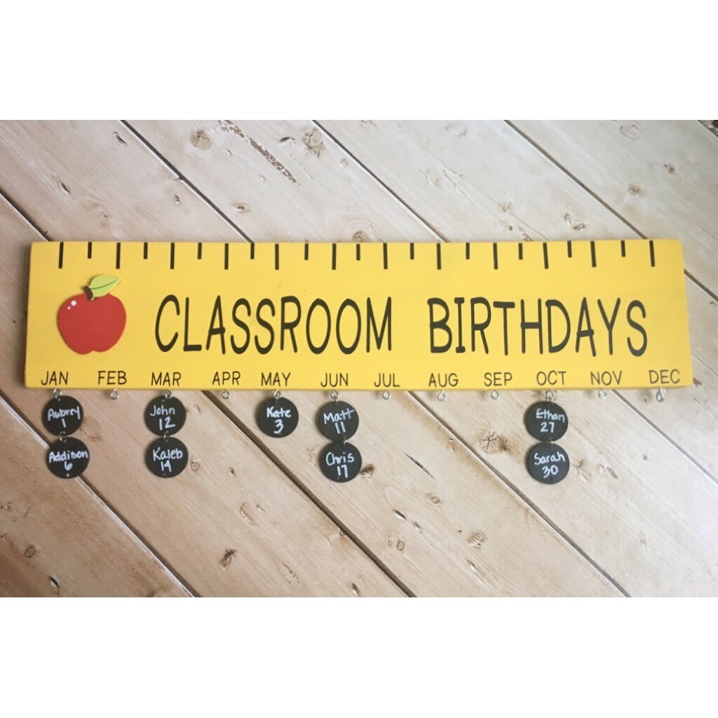 DIY Kit Classroom Birthday Board Supplies Teacher