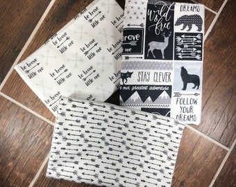 Baby Woodland Receiving Blankets, Baby Blanket, Baby Boy Blanket, Baby Shower Gift, Swaddle Blanket, Stroller Blanket, Flannel Baby Blanket