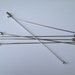 10 pcs Long 4 3/4" silver plated bead lapel jewelry stick pins brooch hat making #43D Making Supplies Hardware Tools