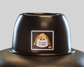 No Ears In Here Long Eared Dog Bowl