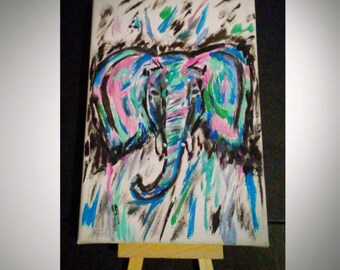 Colorful Elephant Painting -WonderbyRyn