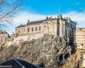 Edinburgh - Edinburgh Castle from Vennel