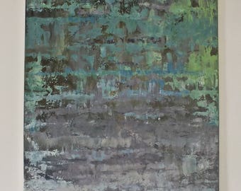 abstract painting, swamp, acrylic painting, gift painting