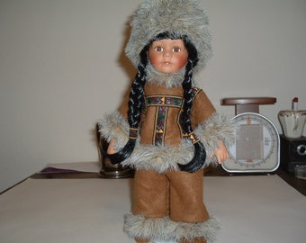 Eskimo doll by Emerald doll collection