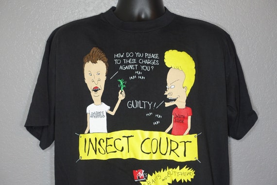 1993 Insect Court - Beavis And Butt-Head - MTV Network Stanley Desantis Vintage XL T-Shirt