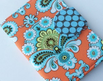 Nook Glowlight Plus Case, Kindle Cover, Nook Cover, all sizes, Tangerine Wallpaper Tablet Cover