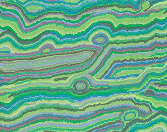 1/2 yard Jupiter Jade Kaffe Fassett fabric GP131