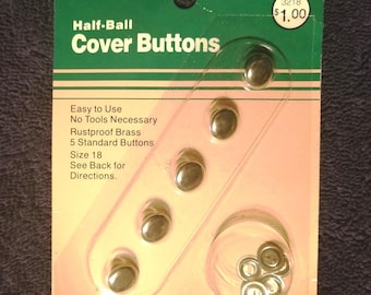 Half-Ball Cover Buttons
