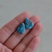 Ithaca Peak Turquoise Cabochon Pair