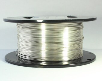 26 Dead Soft, Argentium Silver Wire, 26 gauge Wire, Dead Soft Round Wire, 935 Silver Wire