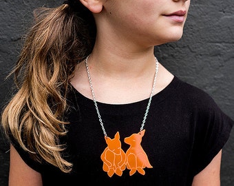 Handmade Perspex Necklace | Friends