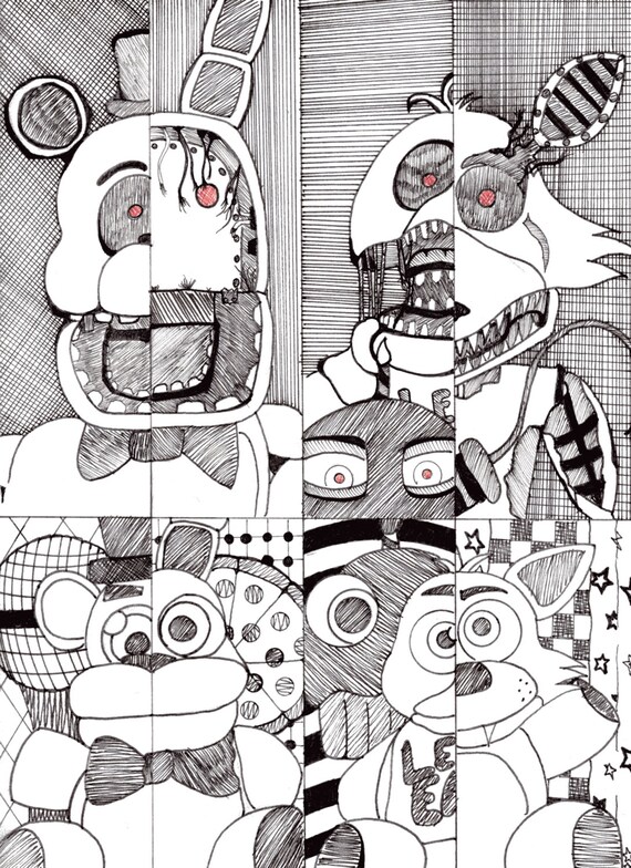 FNAF Bookmarks or print